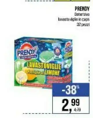 Caddy's Prendy Detersivo Lavastoviglie In Caps 32 Pezzi offerta