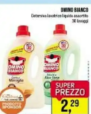 Caddy's Omino Bianco Detersivo Lavatrice Liquido offerta