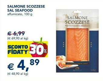 Sal seafood Salmone Scozzese