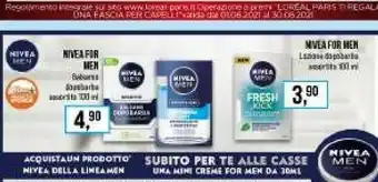 Caddy's Nivea For Men Fresh Kick offerta