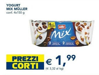 Muller Yogurt Alla Vaniglia Più Mandorle Mix 150 G(ml)
