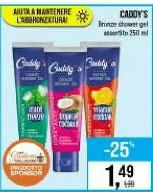 Caddy's Caddy's Bronze Shower Gel offerta
