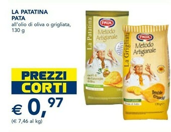 Esselunga Pata La Patatina All'olio Di Oliva O Grigliata offerta