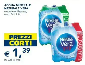 Esselunga Nestlè Vera - Acqua Minerale Naturale Lievemente Frizzante 1500 G(ml) offerta