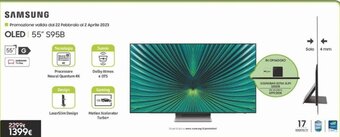 Euronics Samsung OLED 55'' S95B offerta