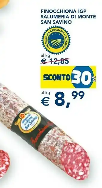 Esselunga Salumeria di monte san savino Salame offerta