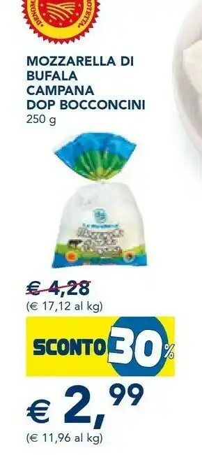 Esselunga Mozzarella di bufala offerta