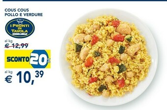 Esselunga I pronti in tavola Cous cous offerta