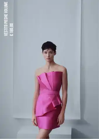 Vestito pieghe volume