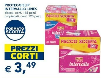 Esselunga Lines Salvaslip offerta