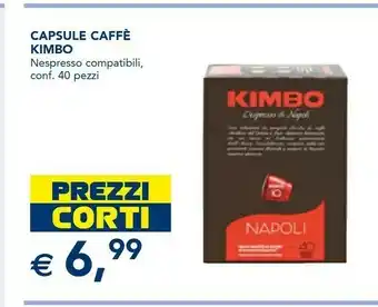 Esselunga Kimbo Cialde Caffè offerta