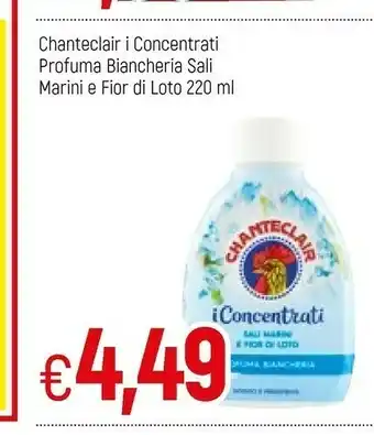 Famila Chanteclair I Concentrati Profuma Biancheria Sali Marini E Fior Di Loto offerta
