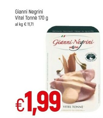 Gianni negrini Vitel Tonnè 170 G(ml)