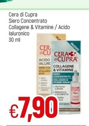 Famila Cera Di Cupra Siero Concentrato Collagene Vitamino offerta