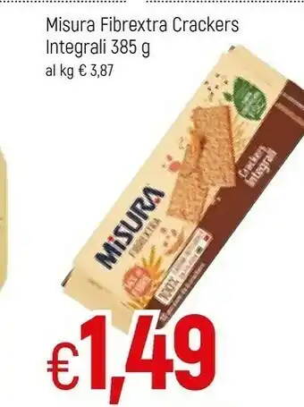 Famila Misura Fibrextra Crackers Integrali 385 G(ml) offerta