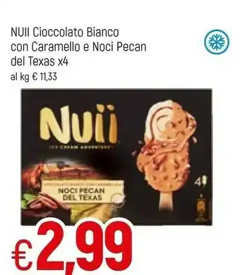 Famila Nuii Cioccolato Bianco Con Caramelo E Noci Pecan Del Texas offerta