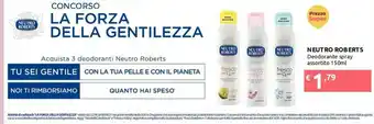 Ipersoap Neutro Roberts Deodorante Spray offerta