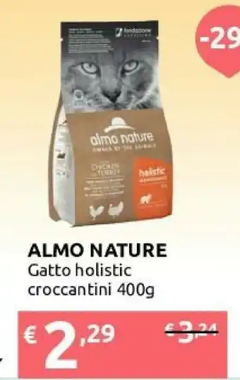 Ipersoap Almo Nature Gatto Holistic Croccantini offerta