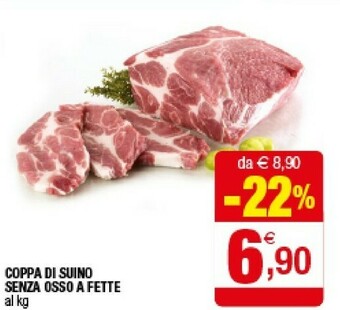 Iperal Coppa Di Suino Senza Osso A Fette offerta