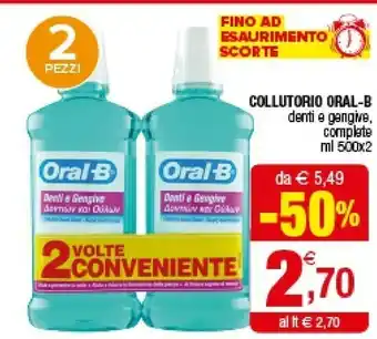 Iperal Oral-B Collutorio Denti E Gengive offerta