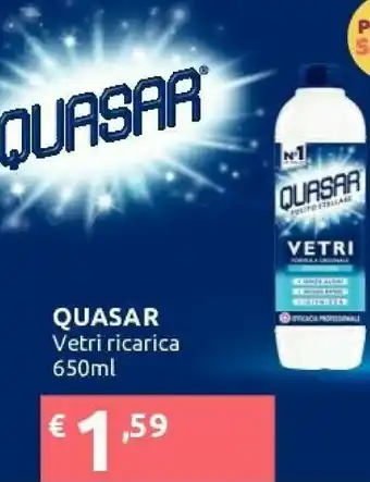 Quasar Vetri Ricarica