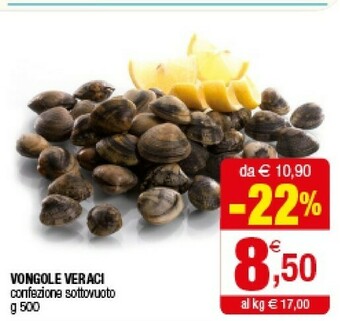 Iperal Vongole Veraci offerta
