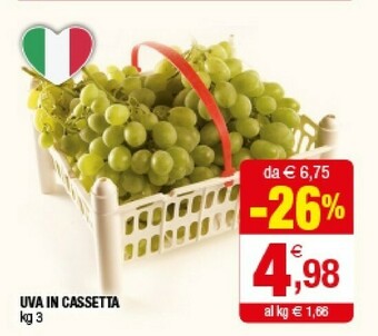 Iperal Uva In Cassetta offerta