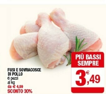 Iperal Fusi E Sovracosce Di Pollo offerta