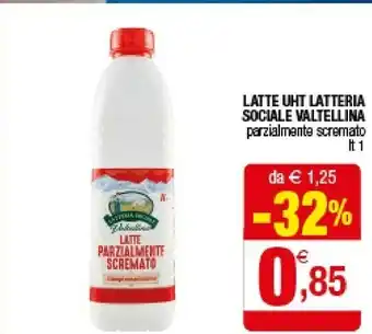 Iperal Latteria sociale valtellina Latte Uht offerta