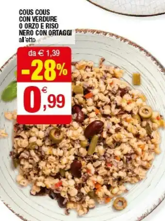 Iperal Cous Con Verdure O Orzo E Riso Nero Con Ortaggi offerta