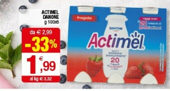 Iperal Danone Actimel offerta