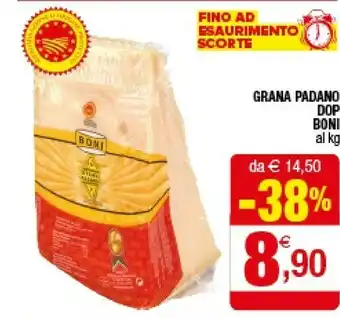 Iperal Boni Grana Padano DOP offerta