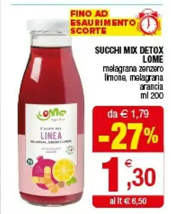 Lome Succhi Mix Detox