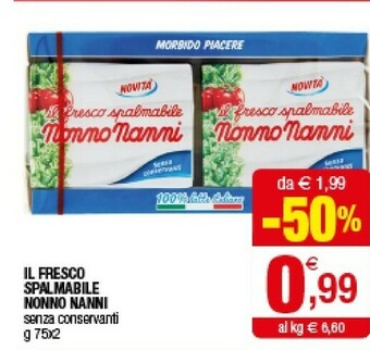 Iperal Nonno Nanni Il Fresco Spalmabile offerta