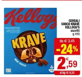 Iperal Kelloggs Cereali Choco Krave offerta
