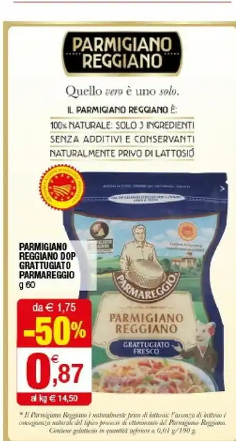 Iperal Parmaregggio Parmigiano Reggiano DOP Grattugiato offerta