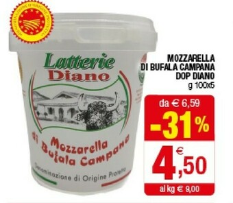Iperal Diano Mozzarella Di Bufala Campana DOP offerta