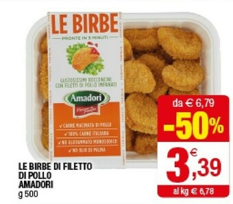 Iperal Amadori Le Birbe Di Filetto Di Pollo offerta