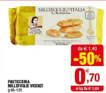 Iperal Matilde Vicenzi Pasticceria Millefoglie offerta