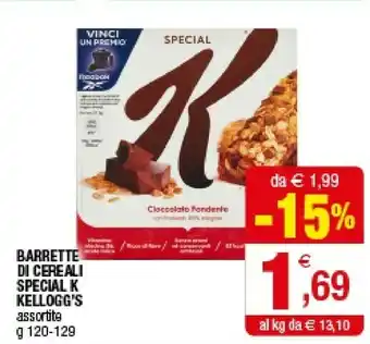 Iperal Kelloggs Barrette Di Cereali Special K offerta