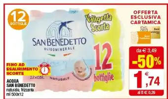Iperal San Benedetto Acqua Naturale offerta