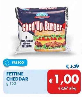 MD Discount Fettine Cheddar g 150 offerta
