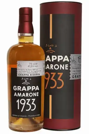 Grappa "a" amarone riserva 1933 70cl (astucciato)