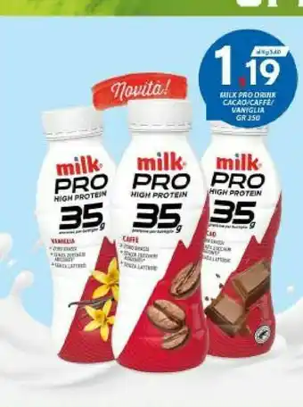 Milk Pro High Protein 35g Cacao 350 G