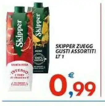 Vivo Supermercati Zuegg Skipper Pesca 1000 G(ml) offerta