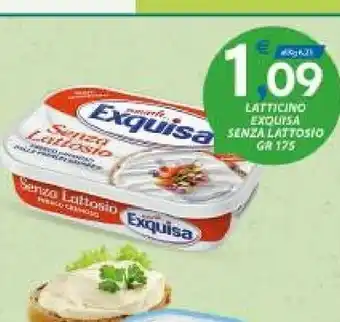 Vivo Supermercati Exquisa - Formaggio Fresco Cremoso Senza Lattosio 175 G(ml) offerta