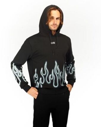 Globo Moda Acdc - uomo felpa con cappuccio offerta