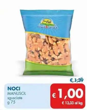 MD Discount Manusol Noci sgusciate g 75 offerta