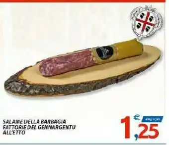 Vivo Supermercati Fattorie Del Gennargentu Salame Della Barbagia offerta