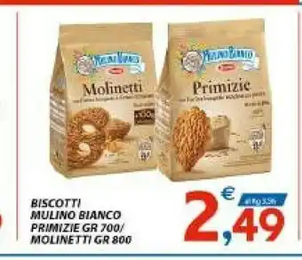 Vivo Supermercati Mulino Bianco Molinetti 800 G(ml) offerta